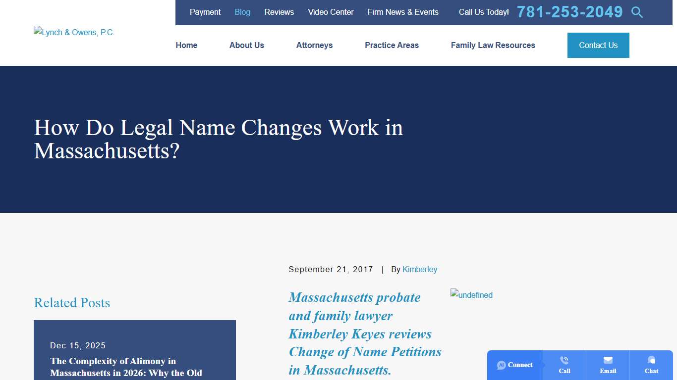 How Do Legal Name Changes Work in Massachusetts?